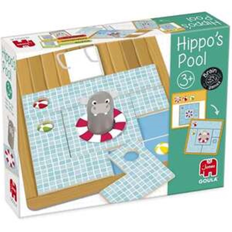 JUEGO HIPPOS POOL DE MADERA DESAROLLA LA LOGICA Y LA ORIENTACIÓN. GOULA