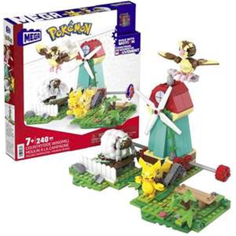 JUEGO CONSTRUCCION MEGA BLOKS POKÉMON CIUDAD DEL VIENTO.