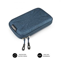 SUBBLIM Funda Disco Duro HDD Business Case 2,5" Dark Blue