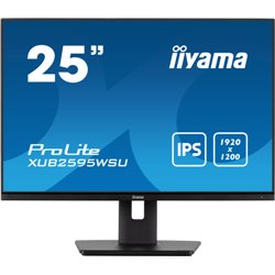 iiyama ProLite XUB2595WSU-B5 pantalla para PC 63,5 cm (25") 1920 x 1200 Pixeles WUXGA LED Negro