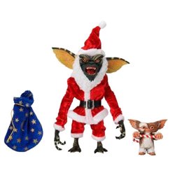 Blister 2 figuras Santa Stripe y Gizmo Gremlins 18cm