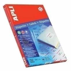 CAJA 100 HOJAS ETIQUETA BLANCA ILC 48.5X25.4 1285 APLI