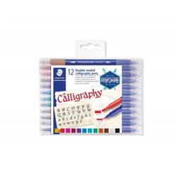 ESTUCHE DE PLÁSTICO CON 12 ROTULADORES, COLORES SURTIDOS STAEDTLER 3005 TB12