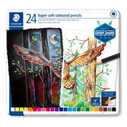 ESTUCHE DE METAL CON 24 LÁPICES, COLORES SURTIDOS STAEDTLER 149C M24