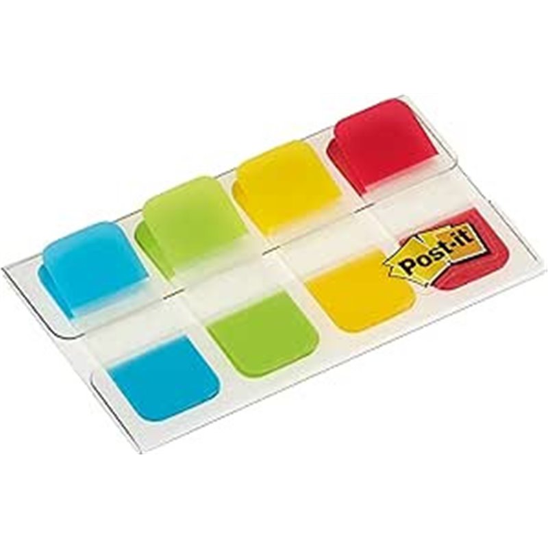 BLISTER DISPENSADOR 40 MARCADORES INDEX RÍGIDO 15,8X38MM ROJO/AMARILLO/LIMA/AZUL 676-ALYR-EU POST-IT 7100070595