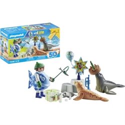 CUIDADOR CON ANIMALES PLAYMOBIL