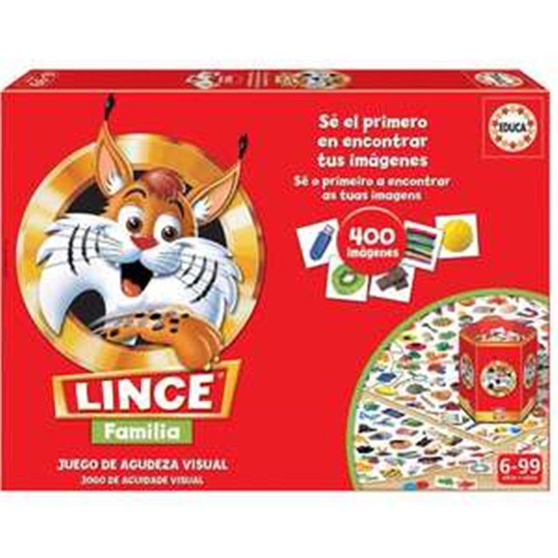 JUEGO LINCE EDICIÓN FAMILIA. EL JUEGO QUE AGUDICA LA VISTA Y LOS REFLEJOS.