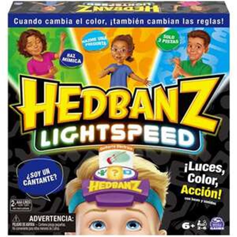 JUEGO HEDBANZ LIGHTSPEED 26,67X26,67X5,08CM