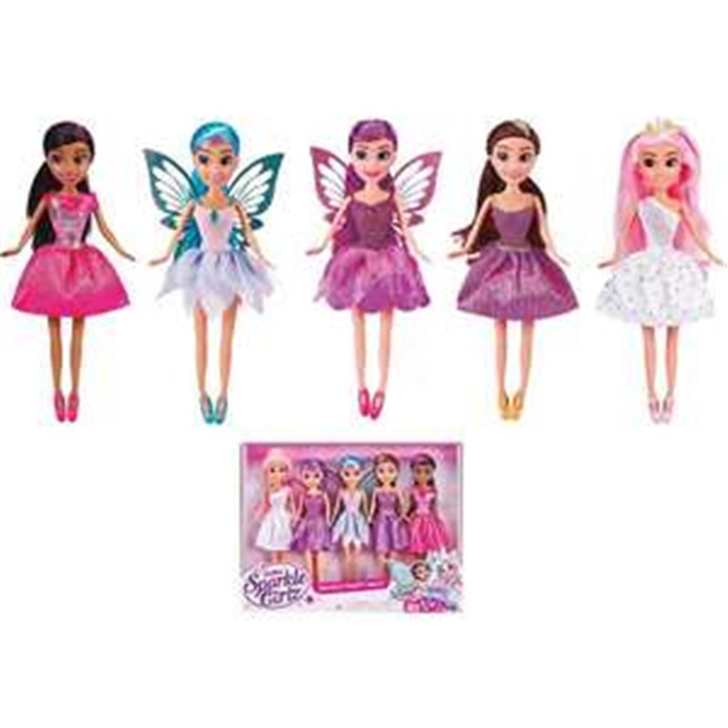 MUÑECA SPARKLE GIRLZ PACK PRINCESAS 25 CM