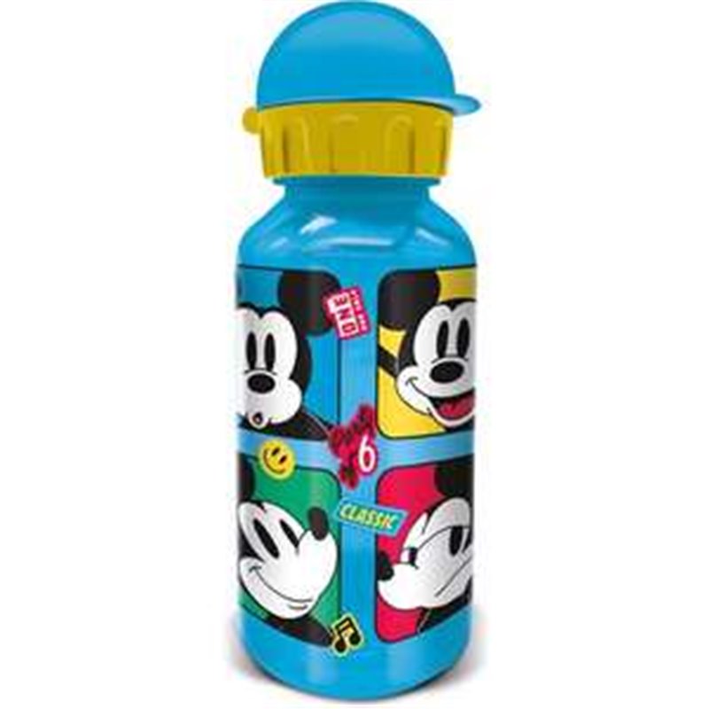 BOTELLA ALUMINIO MICKEY MOUSE FUN-TASTIC 370 ML.