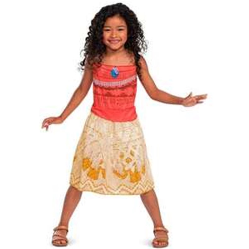 DISFRAZ DISNEY MOANA VAIANA CLASSIC T. 3-4 AÑOS