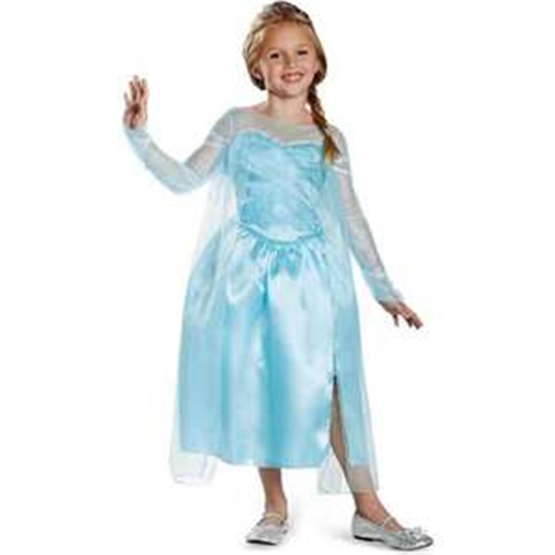 DISFRAZ DISNEY FROZEN ELSA CLASSIC TALLA. 5-6 AÑOS