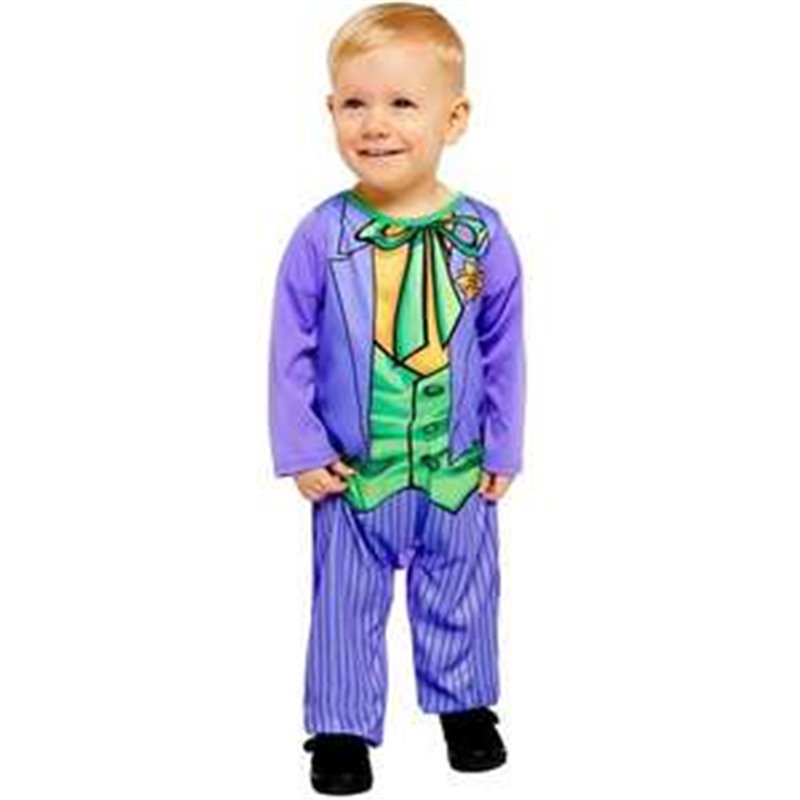 DISFRAZ BEBE W.B.: JOKER COMIC TALLA 18-24 MESES