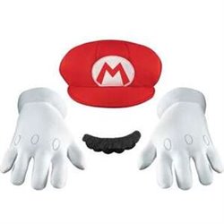 DISFRAZ ADULTO ACC NINTENDO SUPER MARIO KIT