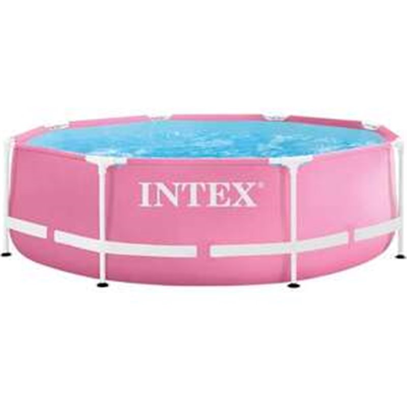 PISCINA METAL FRAME D244X74CM - ROSA