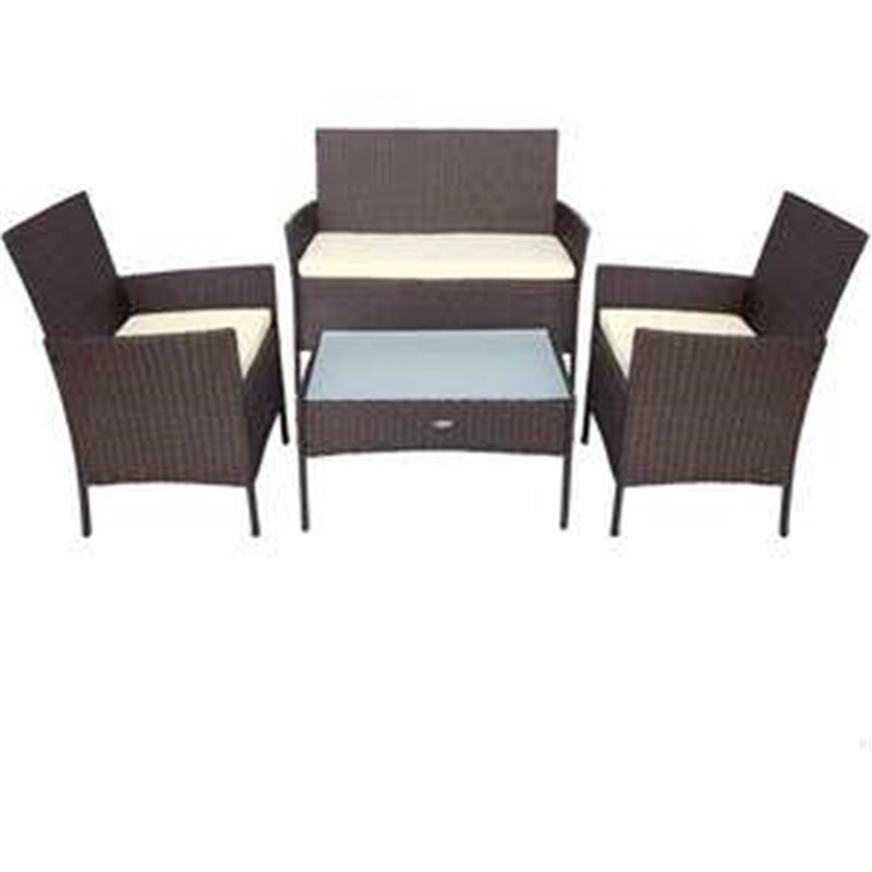 CONJUNTO DE SOFÁ(104X58X84 CM) + 2 SILLONES (57,5X58X84 CM) + MESA (71X41X39 CM) AKTIVE