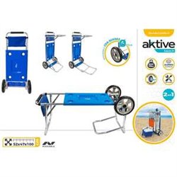 CARRO MULTIUSO CON BARRAS EXTENSIBLES SOPORTA 30 KG AKTIVE