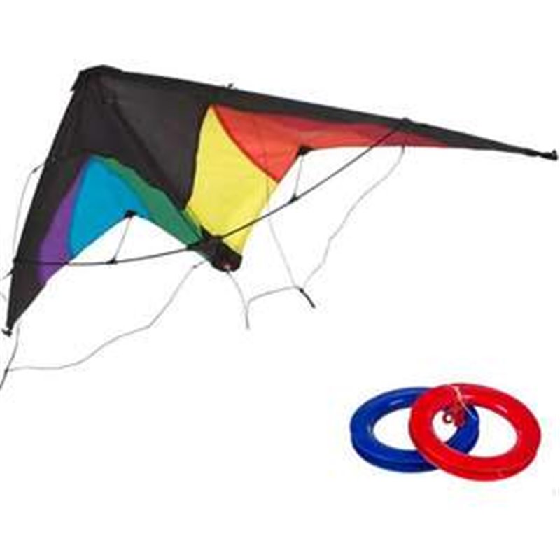 COMETA STUNT KITE POP-UP MAGIC ARCO IRIS 125X72 CM