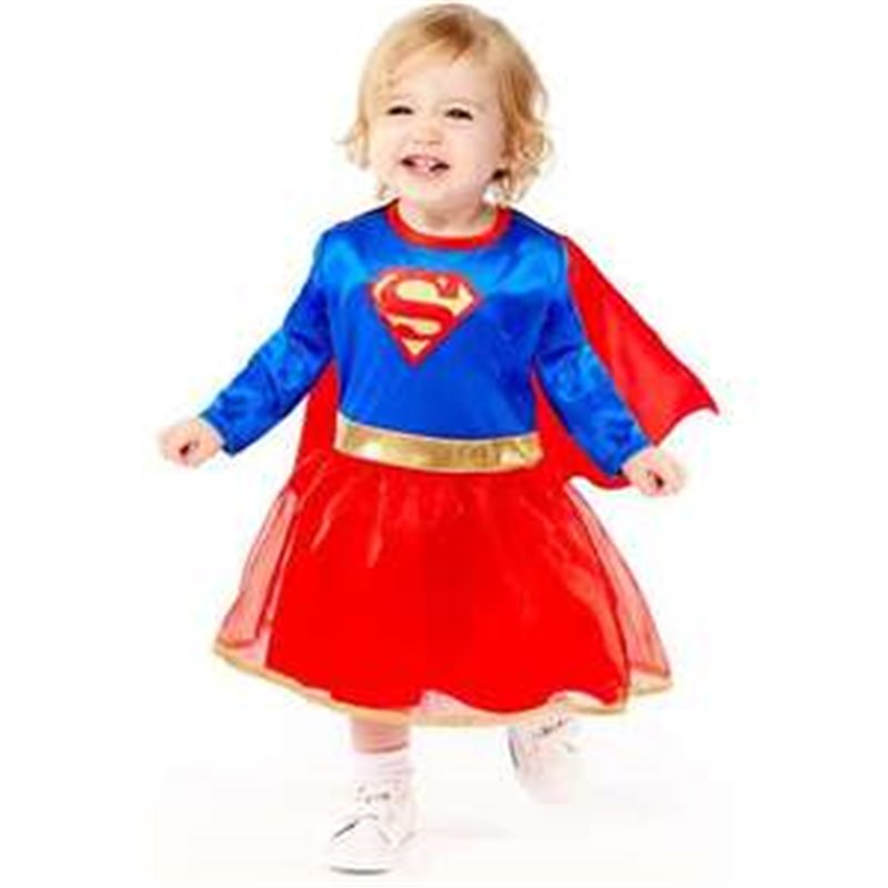 DISFRAZ BEBE W.B.: SUPERGIRL T.6-12 MESES