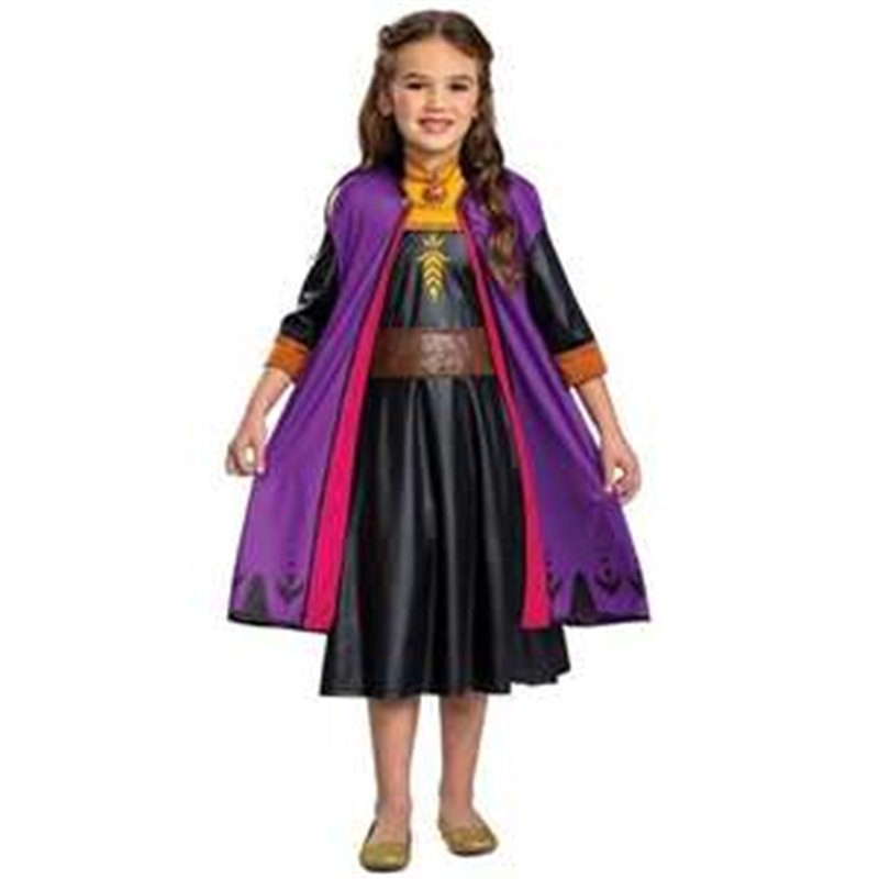 DISFRAZ DISNEY FROZEN 2 ANNA DE VIAJE CLASSIC T. 5-6 AÑOS