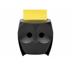 PACK DISPENSADOR Z-NOTES BÚHO NEGRO + 2 BLOCS 45 HOJAS 76X76MM POST-IT SUPER STICKY Z-NOTES OWL-330 SCOTH 7100322315