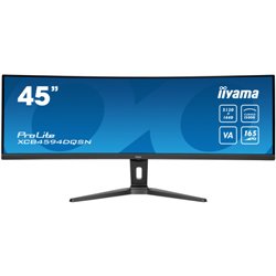 iiyama G-MASTER 45"LCD Curved Bus. UWQHD pantalla para PC 114,3 cm (45") 5120 x 1440 Pixeles Dual QHD LED Negro