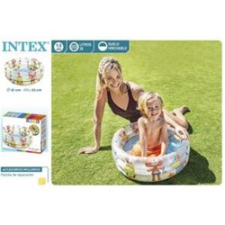 PISCINA HINCHABLE BEBE 3 AROS 61X22CM