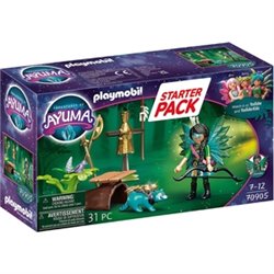 PLAYMOBIL AYUMA STARTER PACK KNIGHT FAIRY CON MAPACHE