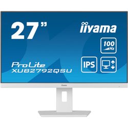 iiyama ProLite XUB2792QSU-W6 pantalla para PC 68,6 cm (27") 2560 x 1440 Pixeles Wide Quad HD LED Blanco