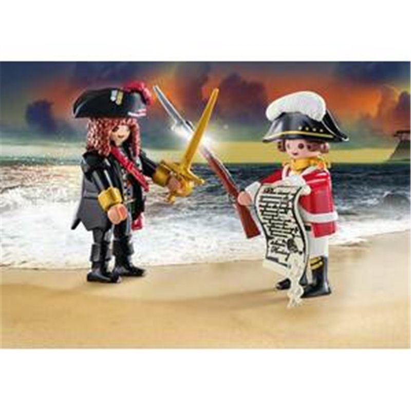 PIRATA Y SOLDADO PLAYMOBIL