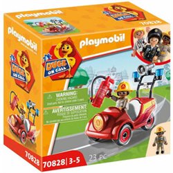 MINI COCHE BOMBEROS PLAYMOBIL DUCK