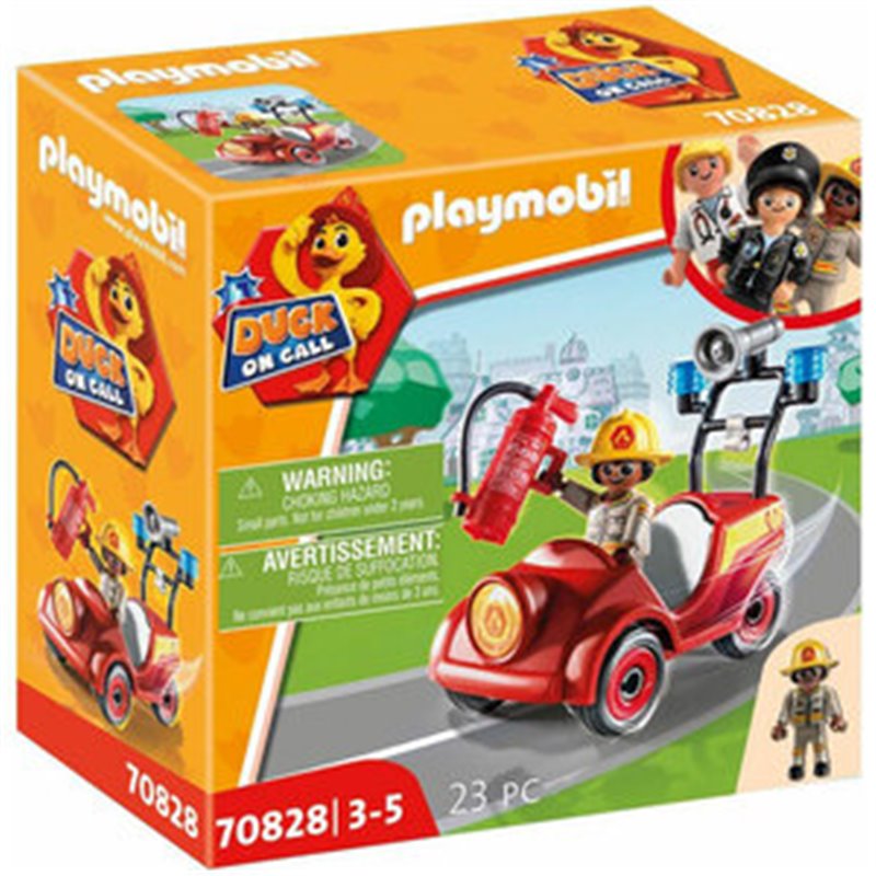 MINI COCHE BOMBEROS PLAYMOBIL DUCK