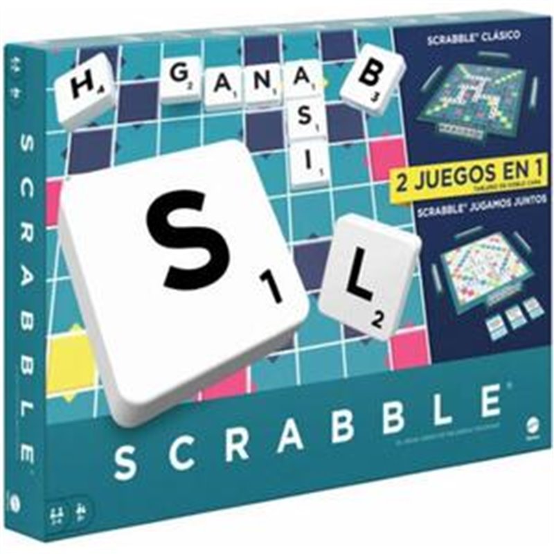 JUEGO SCRABBLE ORIGINAL 2 EN 1