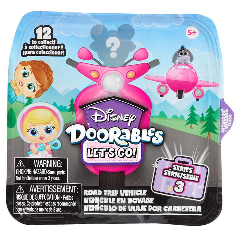 Figura sorpresa Lets Go Vehicles Disney Doorables