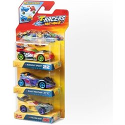 PACK 3 T-RACERS MIXN RACE BLISTER