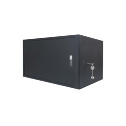 WP WALL MOUNT RACK 19" RWS SERIES 6U WXDXH: 560X400X400 MM, BLACK RAL 9005