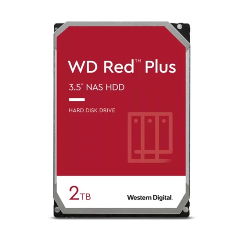 WD HD INTERNO WD RED PLUS 2TB 3.5 SATA -  WD20EFPX