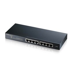 Zyxel GS1900-8 Gestionado L2 Gigabit Ethernet (10/100/1000) Negro