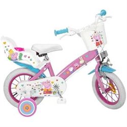 BICICLETA PEPPA PIG ROSA 12" (3/5AÑOS)