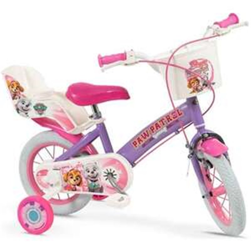 BICICLETA PAW PATROL NIÑA 12" (3/5 AÑOS)