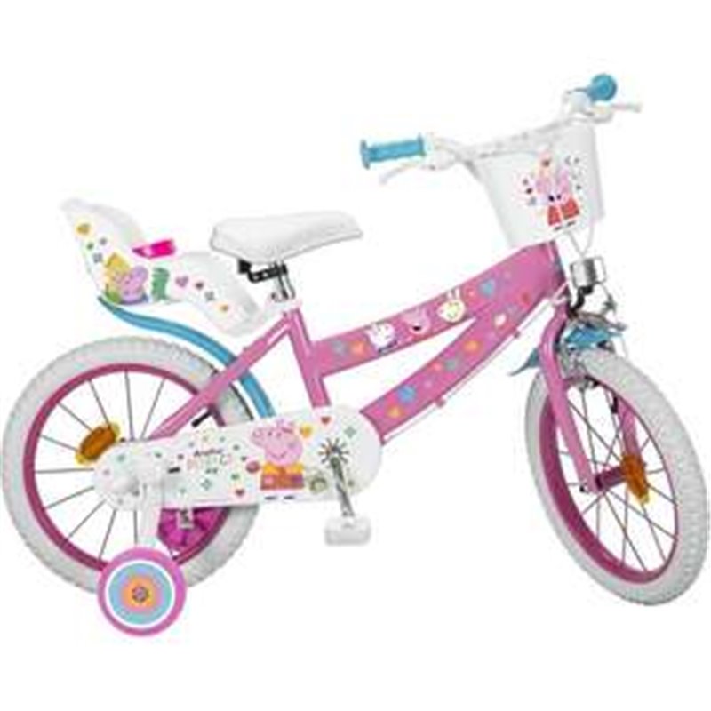 BICICLETA PEPPA PIG ROSA 16"(5/8 AÑOS)