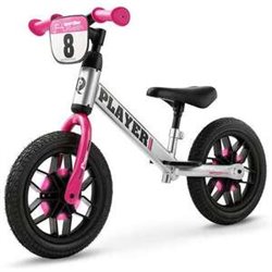 BICICLETA SIN PEDALES NEW BIKE PLAYER CON LUCES ROSA10"