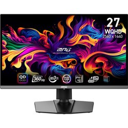 MSI MPG 271QRX QD-OLED pantalla para PC 67,3 cm (26.5") 2560 x 1440 Pixeles Wide Quad HD QDOLED Negro