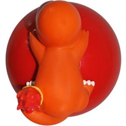 LAMPARA DESPERTADOR LED CHARMANDER POKEBALL POKEMON