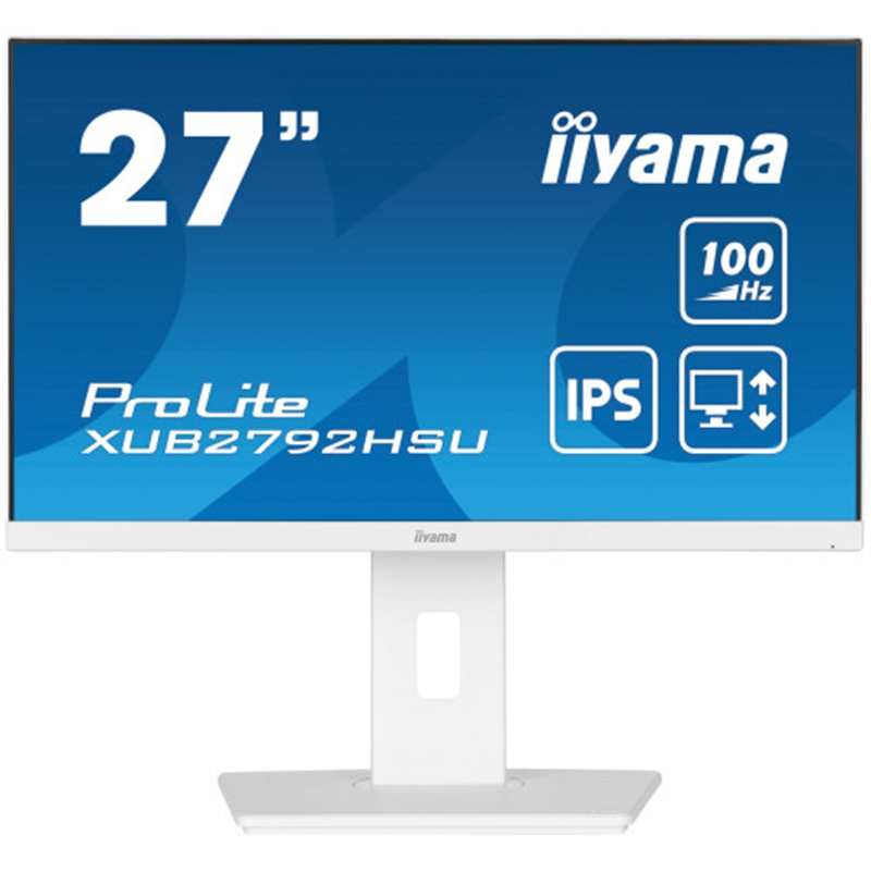 iiyama ProLite XUB2792HSU-W6 LED display 68,6 cm (27") 1920 x 1080 Pixeles Full HD Blanco