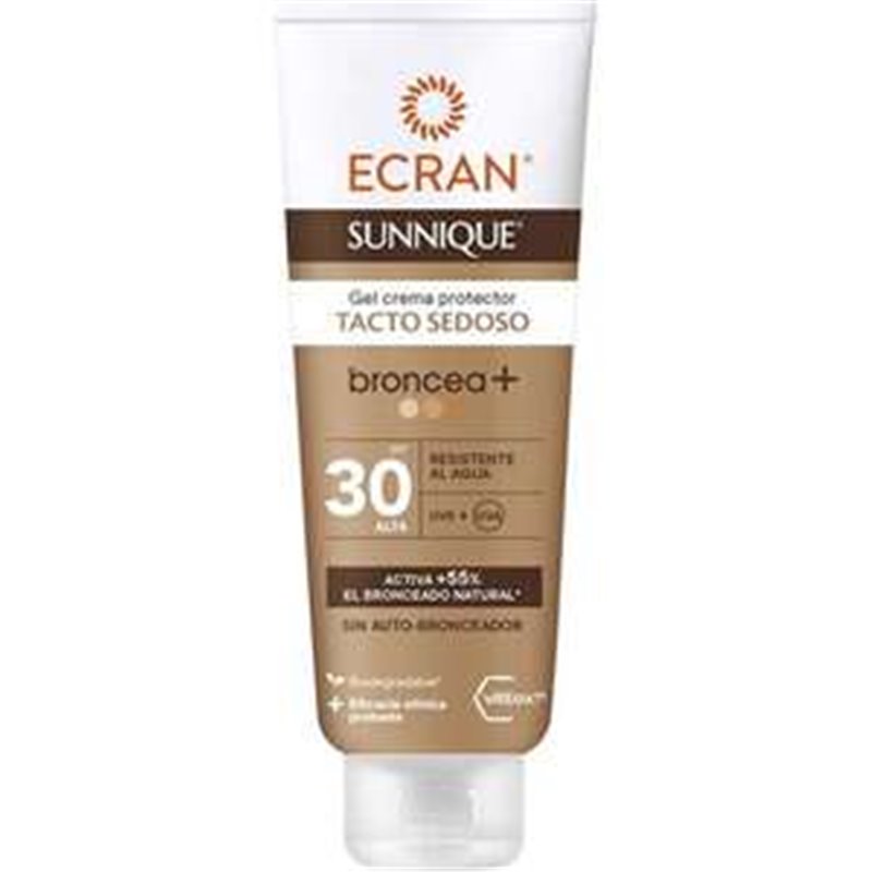 GEL CREMA ECRAN SUNNIQUE BRONCEA F30 250ML