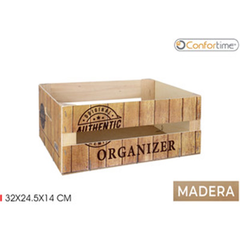 CAJA WOOD MATE 32X24.5X14 ORGANIZER CONFORTIME