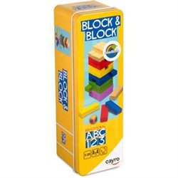 JUEGO BLOCK & BLOCK MADERA 36 PZAS.