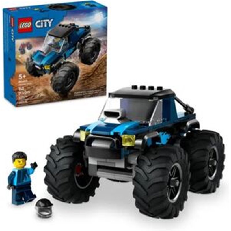 MONSTER TRUCK AZUL. LEGO CITY