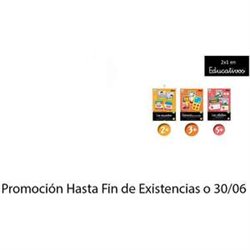 REGALO PROMOCIÓN EDUCATIVOS 2X1. HASTA 30/06 O FIN DE EXISTENCIAS.